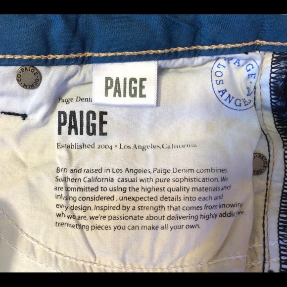 Paige Skyline Fit Blue Jeans - Picture 3 of 8